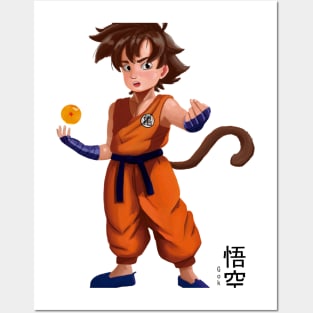 Goku Kid Posters and Art